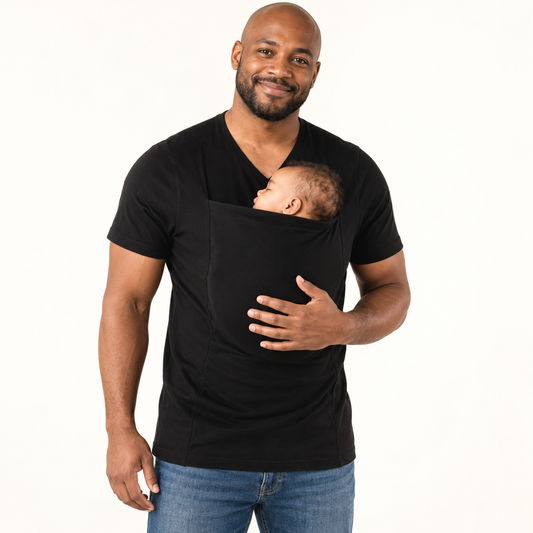 The Kangaroo Tee — Skin-to-Skin Shirt for Dad & Mom