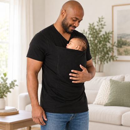 The Kangaroo Tee — Skin-to-Skin Shirt for Dad & Mom