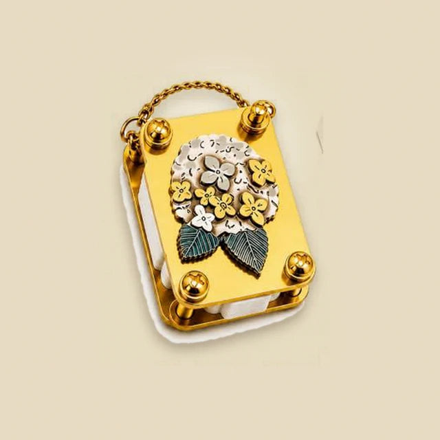 Hydrangea design mini flower press
