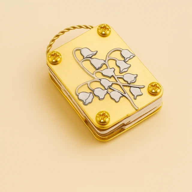 Lily design mini flower press