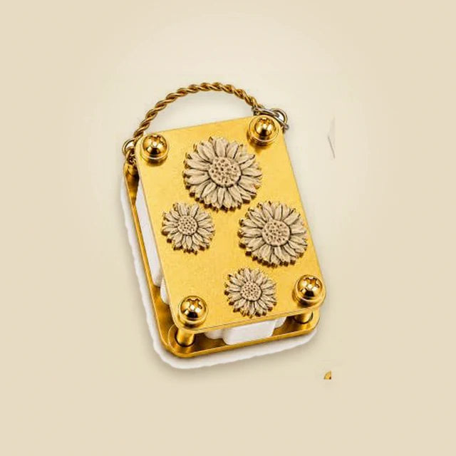 Sunflower design mini flower press