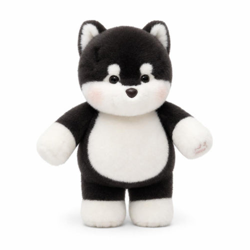Mia Plush Co. Shadow Husky plush toy